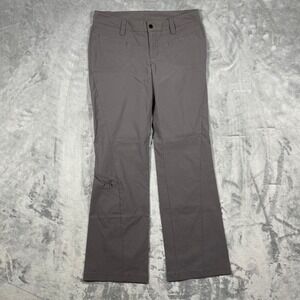 Athleta Women Grey Athletic Pants Size 4 Bootcut Zip Pocket